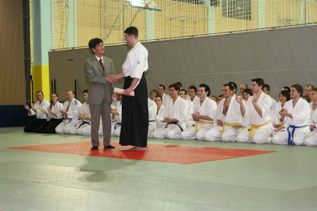 Predstavitev aikida priznanja Japonskega veleposlaništva