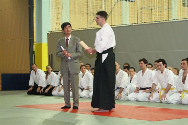 Predstavitev aikida priznanja Japonskega veleposlaništva